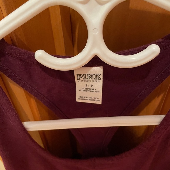 PINK Victoria’s Secret essential racerback tank top (sleepwear) - Picture 4 of 4